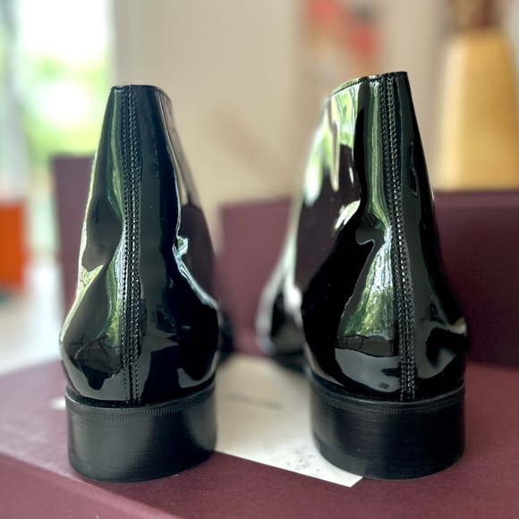 HAND CRAFTED IN UK_WEARABLE ART! Rare Patent Leather John Lobb Willow! - Picture 9 of 16